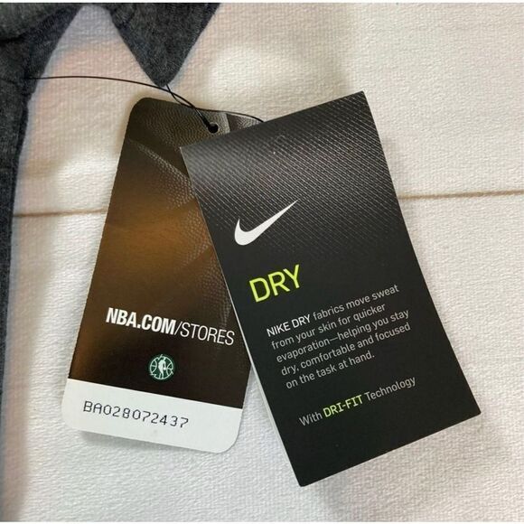 The Nike Tee Dri-Fit Golden State Warriors Gray Ombré Shirt Size Medium - Picture 11 of 13